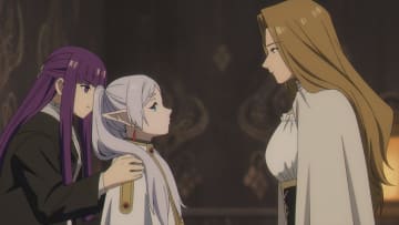【アニメ『葬送のフリーレン』第1期名シーンをイッキ読み！24話】メトーデは“いい匂い”！？ 優しいハグに視聴者から羨望の声「気持ち良さそう。オギャりたい」