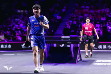 快勝の張本智和、決勝で激突可能性の両雄は「どちらも格上」　日本のエースがアメリカ勢撃破で戴冠に王手【WTTチャンピオンズ横浜】