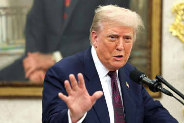 中国との関税停止延長明言避ける　トランプ氏、12日期限