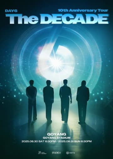 【公式】「DAY6」、韓国バンド初「高陽総合運動場」公演…全席売り切れ