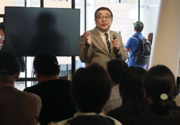 拉致被害者を「助けよう」　万博会場で支援団体会長