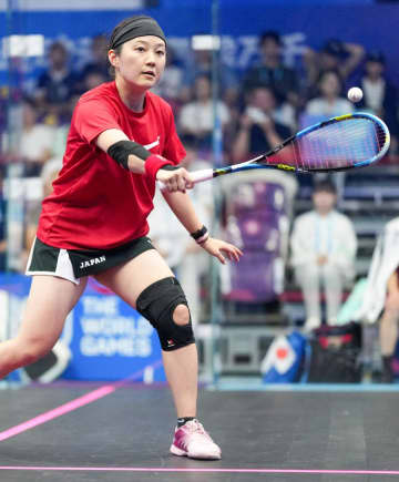 スカッシュ杉本梨沙、順位決定戦決勝で中国の殷子媛破る　成都ワールドゲームズ