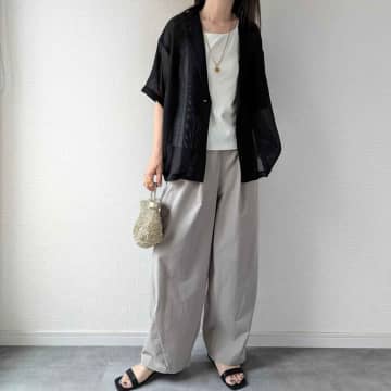 【しまむら】夏こそ黒が可愛い♡ 重たく見えない「真夏のコーデ術」