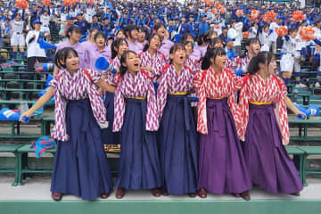 アルプスを彩った“和”の応援団「かわいいって評判です」　女子のみも…反響大で部員倍増