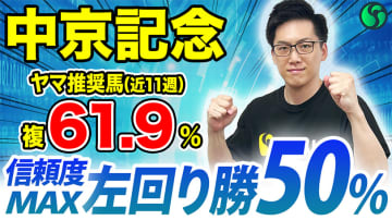 【中京記念】【動画あり】左回りは勝率50%で相性◎　メンバー随一の末脚でまとめて差し切る