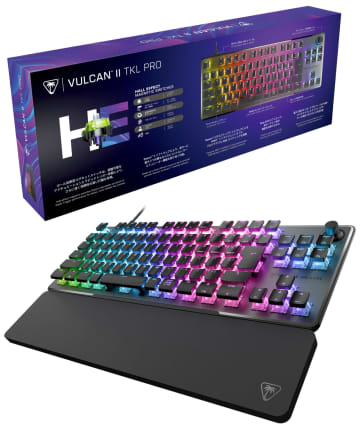 【Amazonセール】TURTLE BEACH Vulcan II TKL Pro―ラピッドトリガー搭載の磁気メカニカルゲーミングキーボード