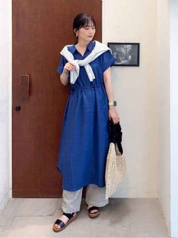 【SHOO・LA・RUE】シンプルなのにおしゃれ！ 大人が頼れる「サマ見えワンピ」