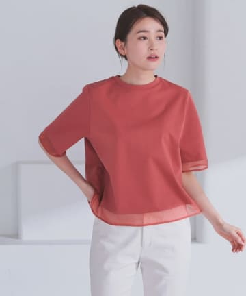 40・50代が着映える“この色”！【大人のハニーズ】「オレンジ色トップス」