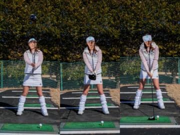 女子プロが教える“飛ぶ構え”！スライスを防いで大きく飛ばす