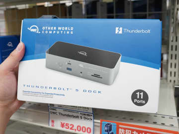 OWCのThunderbolt 5ドッキングステーションが店頭入荷、140W PD対応