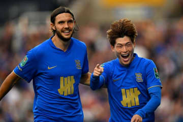 古橋亨梧が加入後初ゴール！　バーミンガムのカラバオ杯2回戦進出に貢献