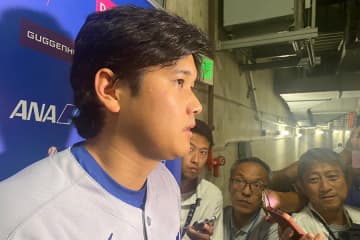 大谷翔平、苦しむド軍に思い「焦りみたいなのはある」　首位陥落も「しっかり集中」、一問一答