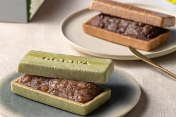 ゴディバ「最中 オ ショコラ」サクサク抹茶＆ココア香るチョコレート和菓子