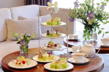 ‟シャインマスカットが主役”の秋スイーツアフタヌーンティー、グランドニッコー東京 台場で