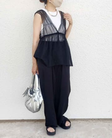 【しまむら】レイヤードで即おしゃれ「大人の夏コーデ」