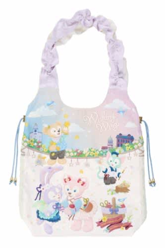 ダッフィー＆フレンズを両面デザイン ギャザーで印象が変わるトートバッグ