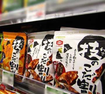 あえて割った米菓「技のこだ割り」に脚光　圧倒的な濃厚さが価値　亀田製菓