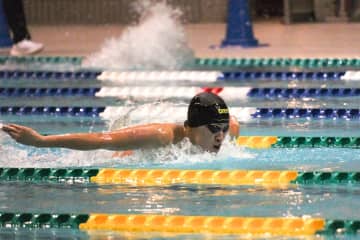 【神奈川県中学総体】競泳　男子200バタフライ、矢野が大会新で2連覇　他種目も記録ラッシュ