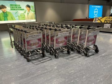 プリキュアだと思って近づくと...「まさかの正体」判明　伊丹空港に設置の〝二度見必至広告〟にX困惑