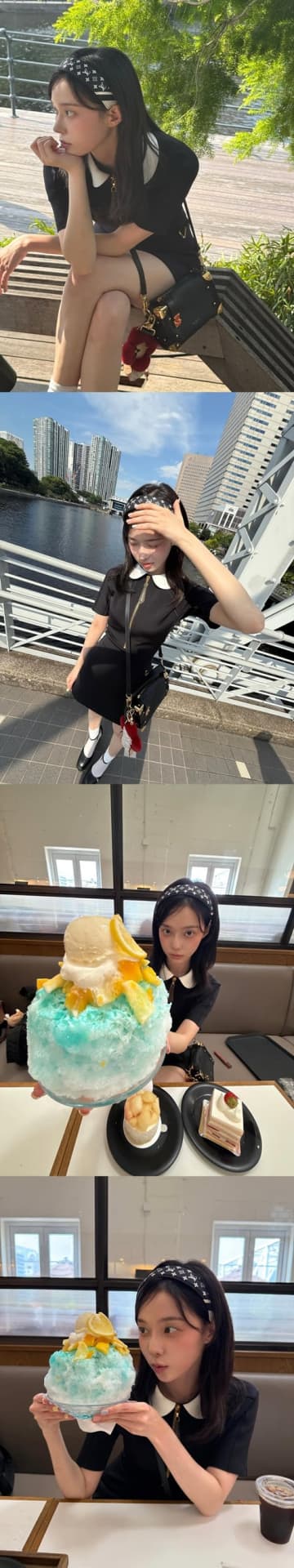 aespa・ウィンター、彼女感満載！“真夏のデート”SHOTにファン悶絶…「かき氷より顔小さい」【PHOTO】