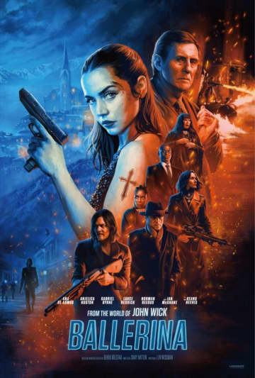 アナ・デ・アルマス主演『バレリーナ：The World of John Wick』ド迫力のアザービジュアル４種解禁