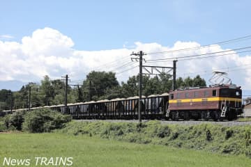 秩父鉄道、デキ303号機（三岐鉄道カラー）が貨物運用でついにデビュー