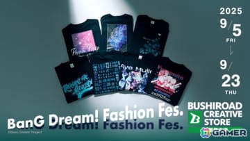POP UP SHOP「BanG Dream! Fashion Fes.」が9月5日より開催！新商品やこの夏開催のライブで発売するアイテムをラインナップ