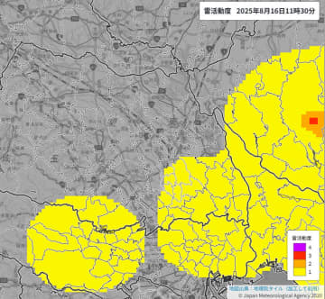 【速報】埼玉に大雨警報　大雨・洪水注意報も（更新）