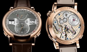 機械式時計でデジタル表示を再現「A.ランゲ＆ゾーネ ツァイトヴェルク・デイト」から18Kピンクゴールドケース＆グレー文字盤モデルが登場