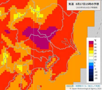 あすから再び猛暑の日々か　埼玉・熊谷で連日37～38度の予想【熱中症警戒アラート発表】