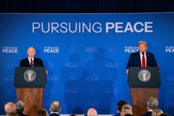 米露会談、トランプ「合意には至らず」。プーチンに感謝して進展はあったとしつつ「成立するまでは合意ではない」