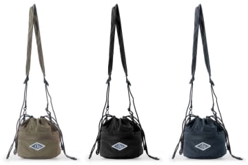 秘密はワイヤー！ 開いたまま形をキープできる巾着バッグ「MOUTH フレックスストリングバッグ Re/Re+」