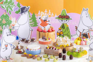 ヒルトン大阪、ムーミンとのコラボスイーツビュッフェを開催　8月1日から