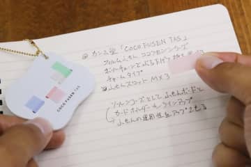 アクセサリー化の効果は…。「ココフセン タス チャームふせん」の究極の安心感