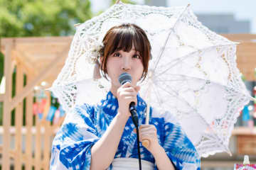 【コスプレ】真夏に輝く伊織もえの浴衣姿！灼熱の名古屋でも清涼感マシマシの美貌を披露【写真8枚】