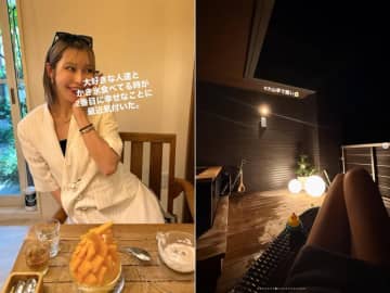生脚からプリクラまで！金田久美子のご機嫌ショットにファンからのコメント殺到