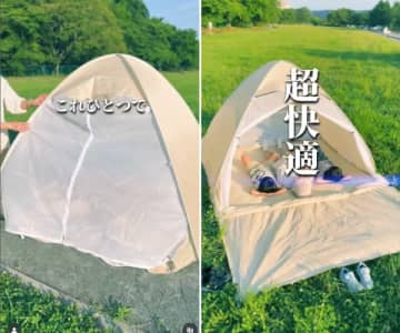 簡単設営なのに快適すぎる！タンスのゲンのポップアップテントがキャンプで大活躍！