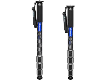 40mmの太パイプでブレにくい防水カーボン一脚「Leofoto MPQ-404C/MPQ-405C」