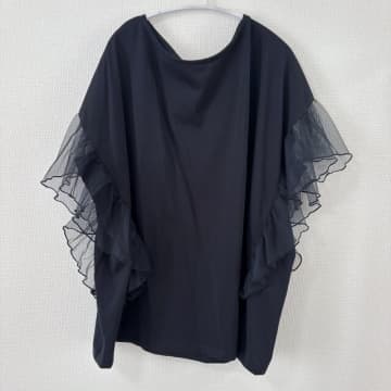 【しまむら】着るだけで映える♡二の腕カバーもできるチュール付きTシャツが万能すぎ！