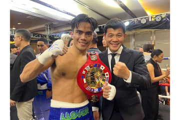 “パッキャオ2世”23歳のホープが元2階級王者を8R・TKO　亀田興毅氏が太鼓判「次は世界前哨戦に」