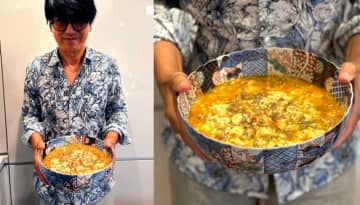 高橋克典、"家族でペロリ"な本格的手作り麻婆豆腐披露「超オススメ」