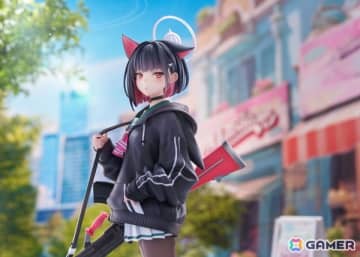 「ブルアカ」ほんのり染まった頬やゆったりしたパーカー姿などカズサのクールさと可愛らしさを再現した1/7スケールフィギュアが登場！