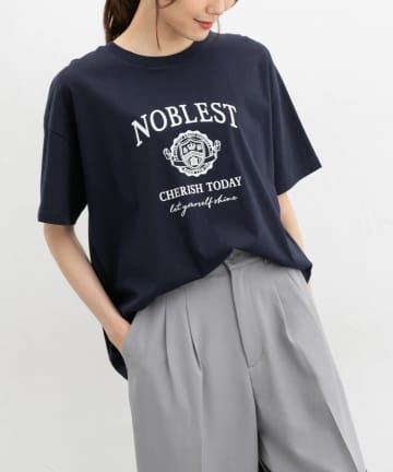 忙しい大人の毎日服に！【ハニーズ】着るだけでUVカット「プリントTシャツ」