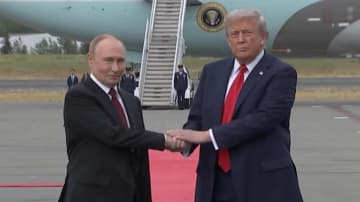 【速報】米露首脳会談始まる　米アラスカ州