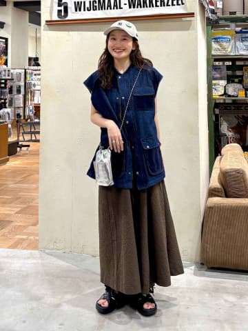【niko and ...】おしゃれさんが着こなす！「ベスト」を使った 「カジュアルコーデ」