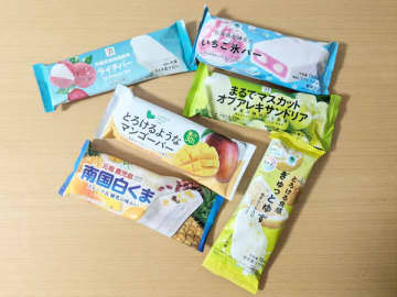 【2025年夏】100円台で味わえる幸せ♪ コンビニで買えるアイスバー6選｜さっぱり＆フルーツ系を食べ比べ！