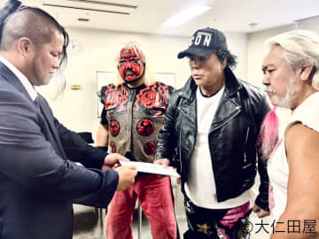 間下隼人が大仁田厚に電流爆破直訴！間下「先生(佐山聡)の許可はまだ取っていません」