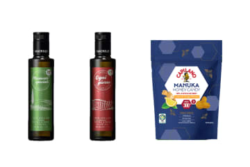 2025年度秋冬季 明治屋輸入食品　イタリア産「マグリッレ」エキストラバージン オリーブオイル2アイテム　オーストラリア産「カピラーノ」マヌカハニーキャンディーMG300+新発売のご案内