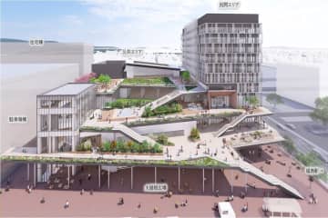 福島駅東口再開発が2029年開業へ！県内初”SHARE LOUNGE”や花々を楽しみくつろげる屋上広場がある新複合ビル