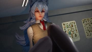 夜の学校でオオカミ娘に襲われる脱出ホラー『ウルフメイト』Steamにてリリース！お色気ゲームで知られるeTIRUe最新作